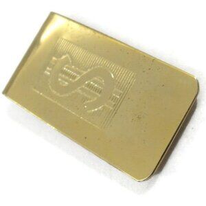 Vintage Dollar Sign Money Clip Men Wallet ID Credit Card Holder